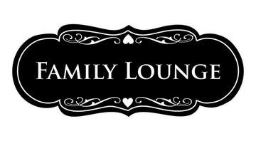 Signs ByLITA Designer Family Lounge Sign